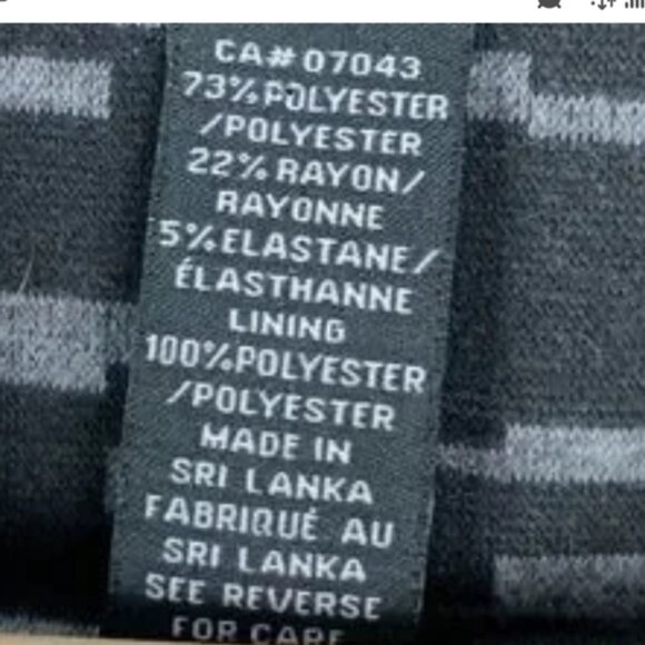 Sandro Paris Crop Open Front Blazer Jacket Black and grey pattern - Picture 8 of 8